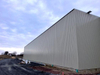 2025 Progress Factory Workshop Project Back Side Wall Building Entirely Sheeted Roof Sheeting on the Back Slope of the Building