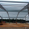 2025 Building Strong Foundations Workshop Steel Buildings X-Bracing Banding for Roof Insulation Is Being Installed Roof Sheeting