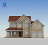 Low Cost Prefab Light Gauge Steel Structure Frame House Prefabricated Apartment Modular Luxury Villa for Sale