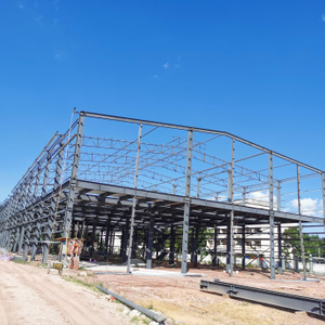 Metal Steel Structure Warehouse Building Custom Steel Structure Workshop with Mezzanine
