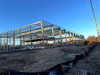 2025 Main and Secondary Framing Are Almost Done All Rafters Are in Place and All Purlins in Place on Newest Warehouse Project.