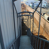2024 Customized Colors Painted Steel Stair With Handrail for Warehouse/Workshop/Plant