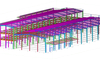 2024 Large Clear Span Strong Steel Column Prefabricated Building Multi-Storey Steel Structure Construction