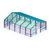 High Strength Steel Frame Metal Buildings Prefabricated Warehouse Steel Structure Workshop Godown in Canada