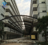 Steel Truss Frame Structural Design Car Parking Shed Canopy