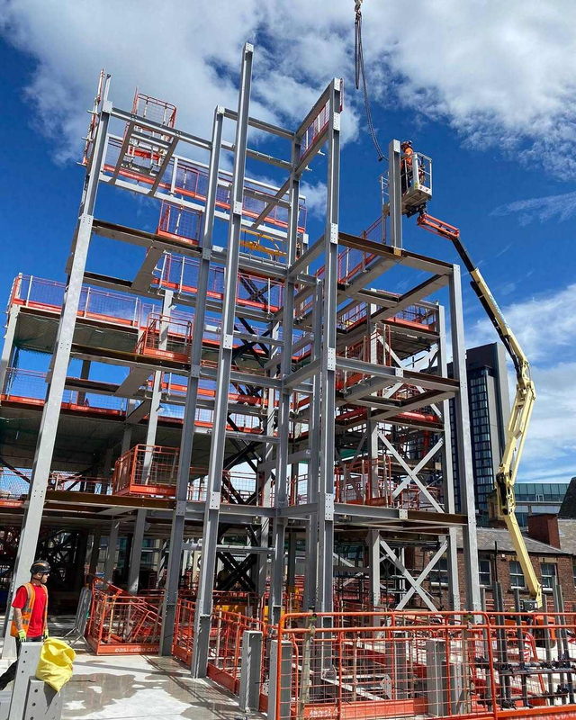 2025 Project Throwback Confined Space Steel Erection for Hotel in Sheffield City Centre