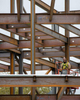 2025 More Steel Is Being Erected at the Hilton Head Island High School Job Site. the Second Building Has Really Taken Shape