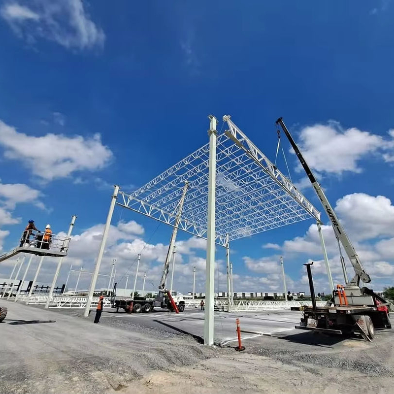 2025 Assembly Of Metal Structure For Industrial Warehouse In Apodaca Nuevo Leon