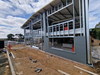 2025 Steel Structure Office Building Workshop Steelstructure Works Are Now Complete Cladding Are Underway on Office