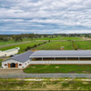 2025 Indoor Arena and Stable Complex on the Layout Entryway Placement for Stables Positioned at a 90-degree Angle to the Arena
