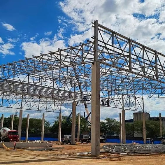 2025 Steel Structure With 180 Tonnes of Significant Steel Project Update: Steel Construction for the Plant in Rosslyn, Pretoria