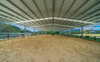 2025 in Consideration of Advancetown's Warm Weather Chose to Construct a Roof-only Cover for Their Olympic-sized Horse Arena