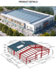 Prefab Modern Warehouse Workshop Shed Design Steel Structure Building Office