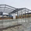 2025 Purlin Installation on Rafters 2 Span, 2 Floors, 50 Meters Wide Steel Frame Warehouse Steel Frame Installation in Progress