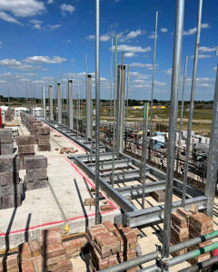 2025 Steel Structure Office Building Workshop Steelstructure School Erecting a Second Floor Balcony Darwin Green Retail