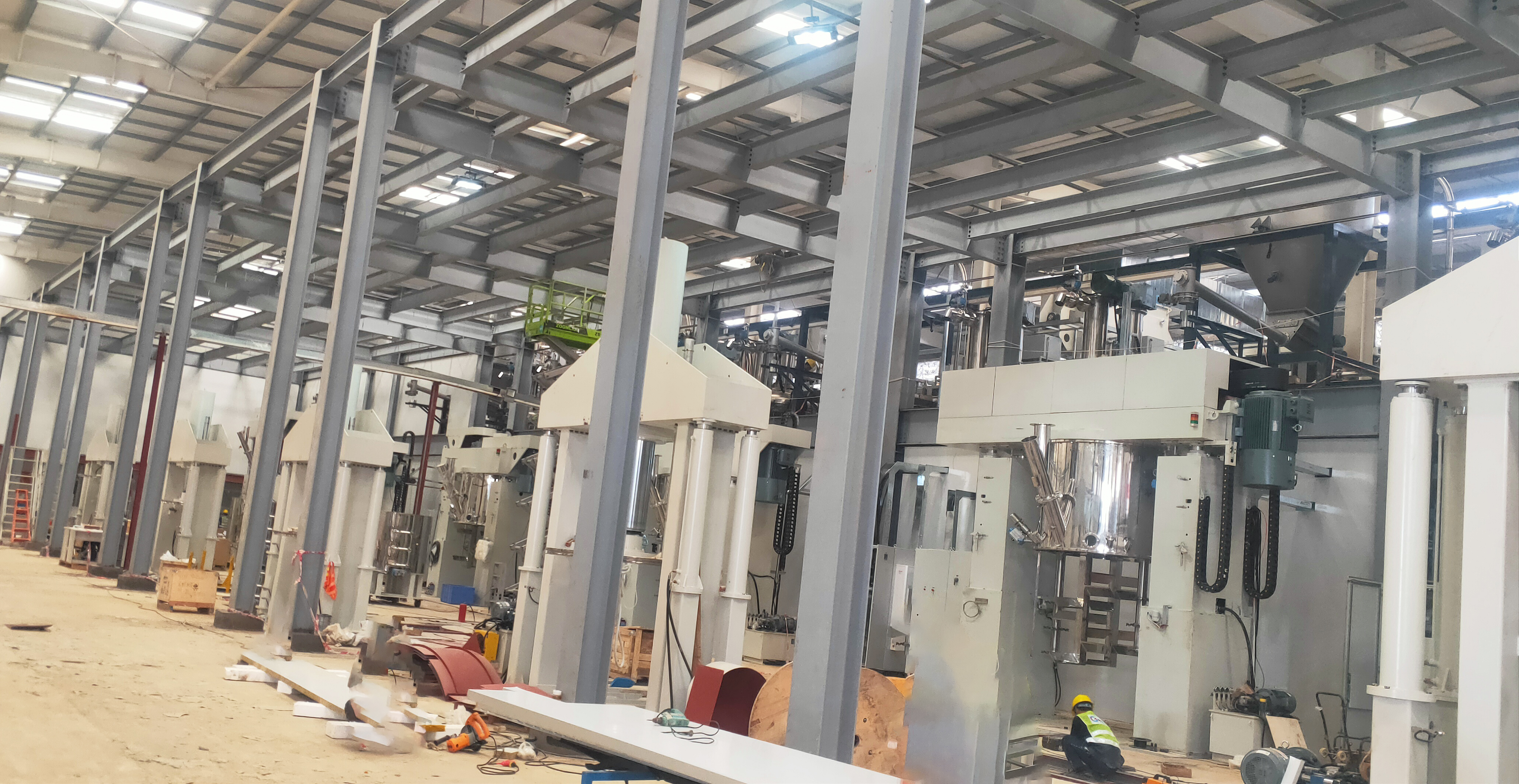 steel structure workshop equipment platform (6)