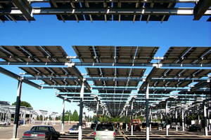 Steel Structure Photovoltaic Parking Lot 