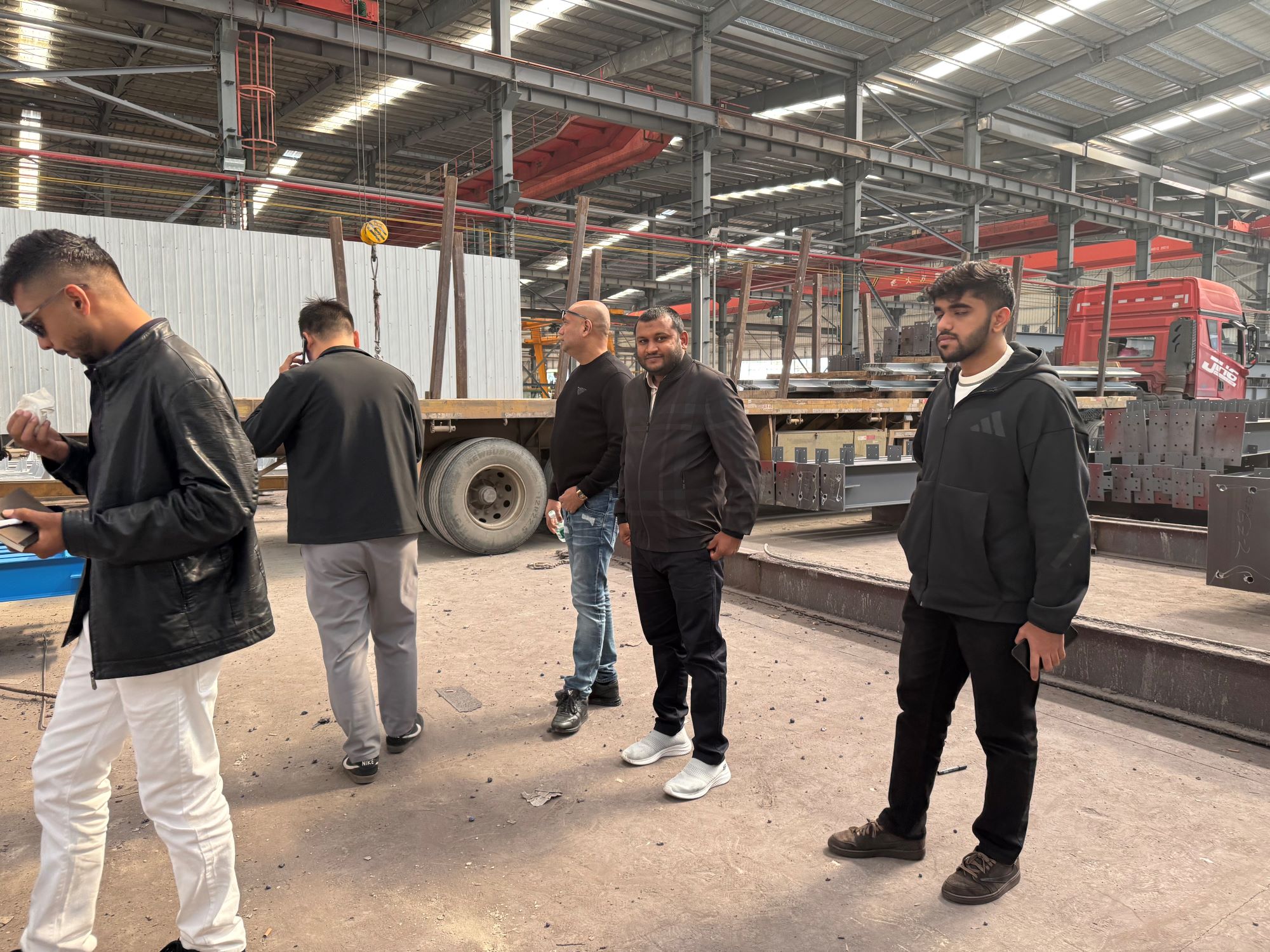 Case Visit: African Clients Visiting Liyou Steel Structure Factory