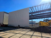 2025 Airplane Hanger Vertical Hangar Beams Purlin Bridging Being Installed Wall Sheeting Hangar Vertical System 200x125 Building