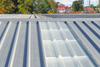 2024 FRP/PVC Material Transparent Roofing Sheet UV Protected Corrugated Skylight for Warehouse Lighting