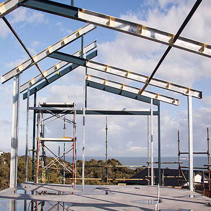 Numerous Customization Options Earthquake Resistant and Fireproof Modular Steel Frame Metal Building Steel Villa