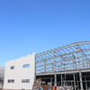 Madagascar Two-Story Steel Structure Food Factory Workshop with Mezzanine