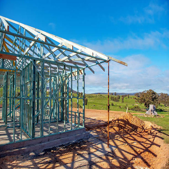 Structure Frame Building Warehouse Prefabrication Metal China Structure Light Steel Villa
