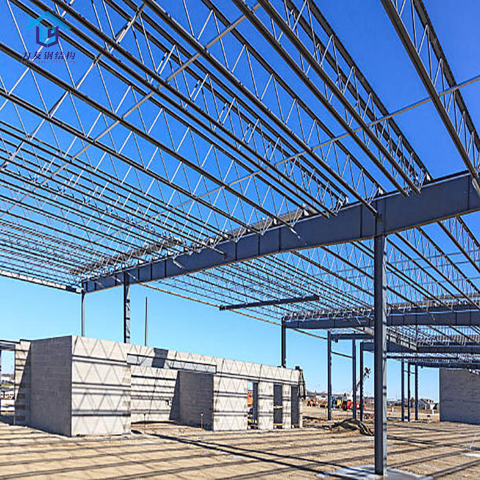 2024 Good Thermal Insulated Prefabricated Building With Crane Beam Metal Framing Work Steel Workshop in Guyana
