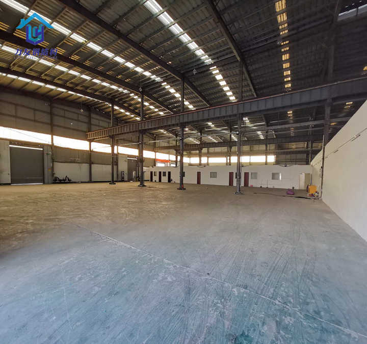 Light Metal Building Construction Gable Frame Prefabricated Industrial Steel Structure Low-Cost Warehouse Factory Design