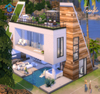 Modular Modern Design Triangle Shape Quick Concrete Prefab Resort Triangle Homes Houses Buildings