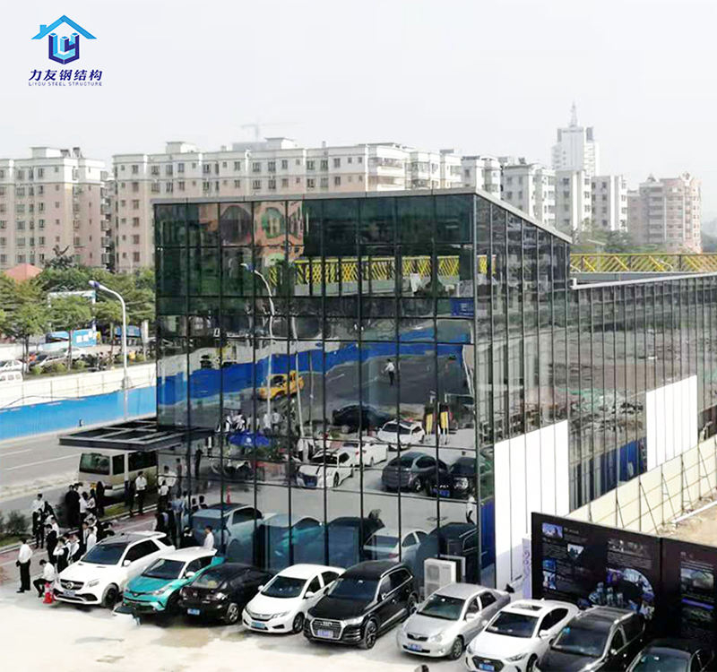 Low Price China Supply Industrial Steel Structure Building Prefabricated Hall Prefab Steel Structure Showroom