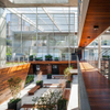 2025 Steel Offices Building Besides Closed Areas Generous Porched Spaces Outdoor Meeting Private Gardens Common Spaces Companies