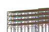 2024 Large Clear Span Strong Steel Column Prefabricated Building Multi-Storey Steel Structure Construction