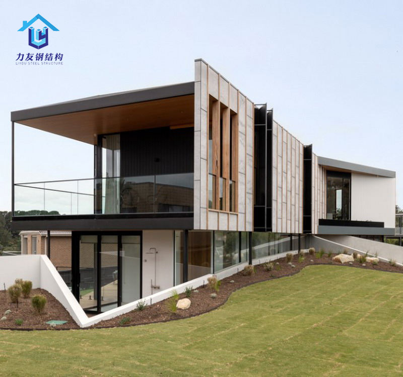 Resort Holiday Wooden Structure a Frame House Triangle Shape Wood/Steel House