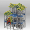 2024 Prefab Manufactured Home Light Diversified Design Residential Building Steel Villa House