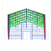 High Strength Steel Frame Metal Buildings Prefabricated Warehouse Steel Structure Workshop Godown in Canada