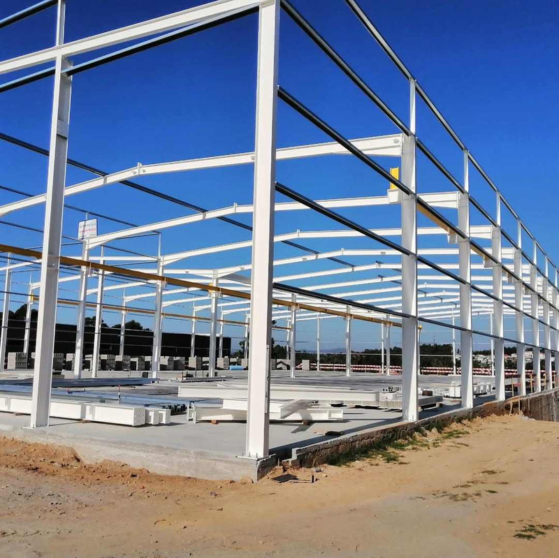 2025 Warehouse Nearing Completion Construction Works Metalstructure Engineering Quality Steel Building Coatings Facades Roofing