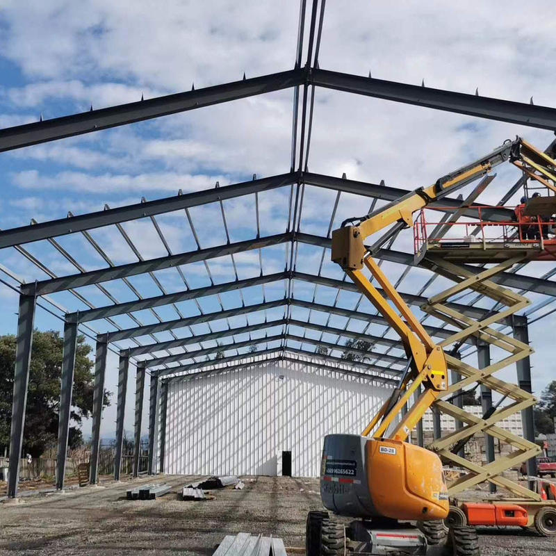 Modern Design Steel Construction Metal Building Steel Structure Workshop Prefab Warehouse Storage Shed in Chile