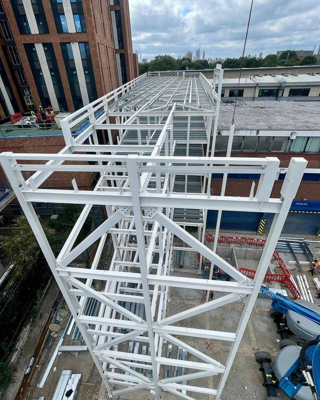 2025 Project Update We Have Turned the Corner at Our Southwark London Project for Steel Structures Ltd. the Tight Space