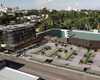 2025 Shopping Plaza Apartment Building Conjunction National Supermarket Continuous Commercial Space Around a Common Parking Area