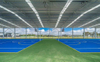 2025 This Recreational Ball Court Cover Project Posed a Challenge Due to the Limited Access on One Side of the Construction Site
