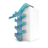 2025 Planning a Stair Tower With Curved Stringers Construction Round Curved Railing-high Stringers Intermediate Levels Stability