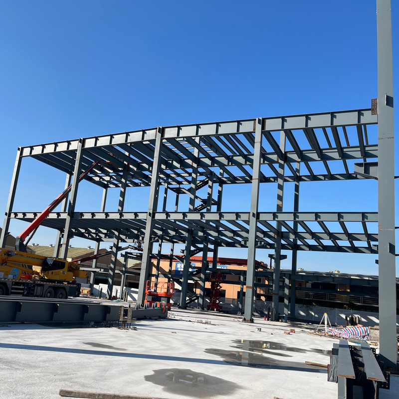 China Multi-Story Steel Structure Building Metal Construction Frame Warehouse