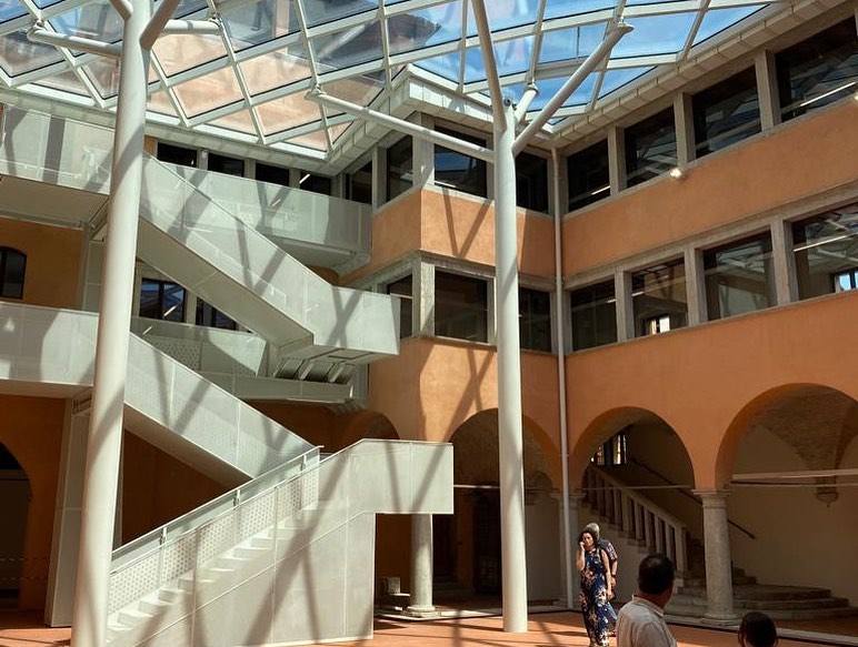 2025 Steel Structure Office Building Workshop Steelstructure Open Day at the New Mediateca Delle Dolomiti at Palazzo Crepadona