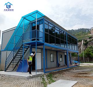 Low Cost Price Prefabricated Houses Villas Steel Structure Building Prefab Villa Luxury Container House for Sale