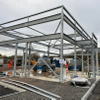2025 Steel Structure Office Building Workshop Steelstructure Industrialdesign Steel Frame Pre Installation New Cafe Coffee Shop