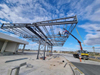 2025 Steel Structure Office Building Roof Top Awning Carport Rain Shelter