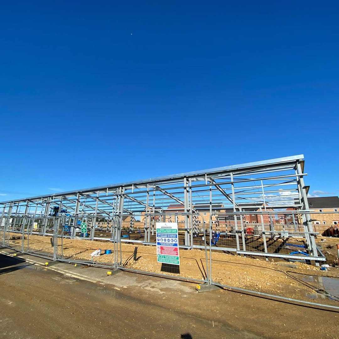 2025 Steel Structure Office Building Workshop Steelstructure Now Ready for Cladding After Just 10 Days to Erect