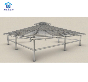 Prefab Special Steel Structure Frame Cockpit Indoor Stadium Building Metal Construction Sport Hall Gym