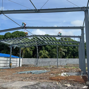 steel building with carport